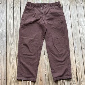 Quasi skateboards warren trouser pant dark brown 32